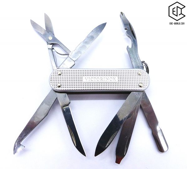 VICTORINOX® : MiniChamp, 58 mm, Alox, silber